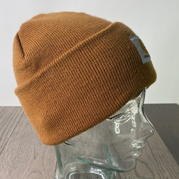 Carhartt Brown Knit Beanie - Picture 3 of 6